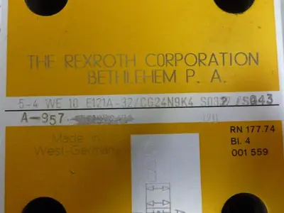 USED REXROTH 54WE10E121A32/CG24N9K4 SO332