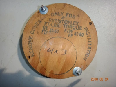 4"x2" PTFE Lined, Resistoflex Reducing Flange, 150