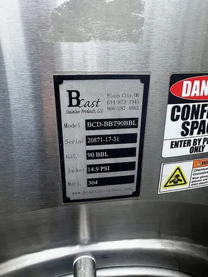 USED 2017 BCAST STAINLESS PRODUCTS 90BBT