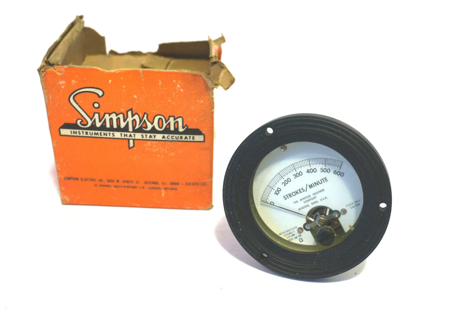 NEW SIMPSON 61715 METER 0-600