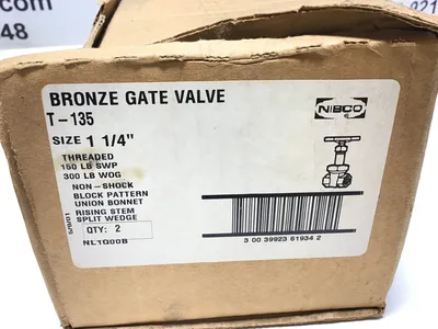 Nibco 1 1/4 in T-135 039923619342 Bronze Gate Valve NL1Q00B