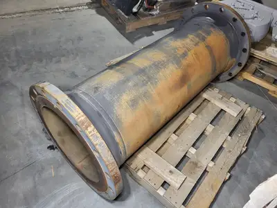 16" Class 150 Pipe Flanged Ends w/ Baffle Plate and 3" Branch Connections