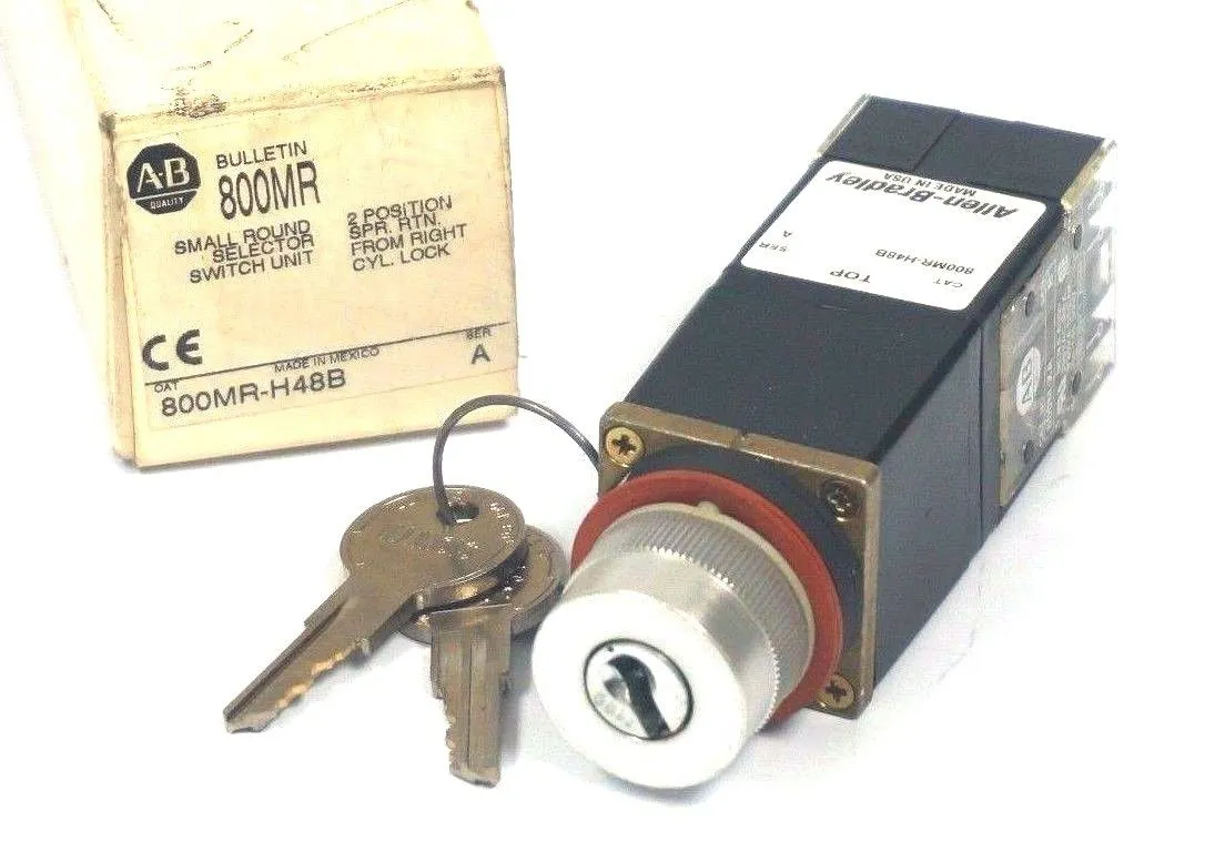 NEW ALLEN BRADLEY 800MR-H48B SELECTOR SWITCH SER. A, 800MRH48B