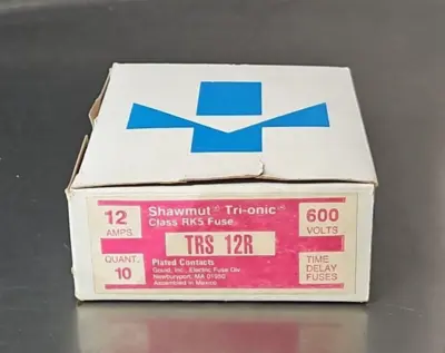 Gould shawmut TRS12R Time delay fuse Loc4D36