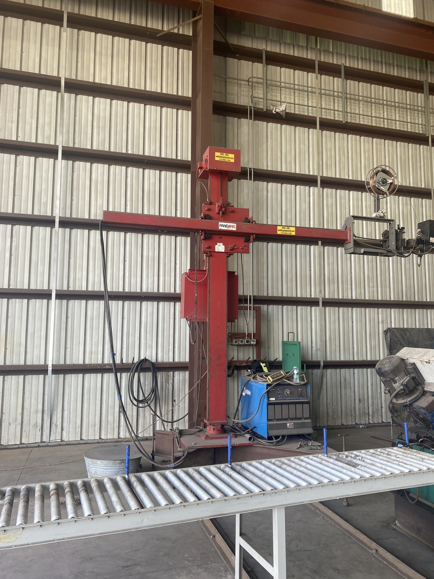 Various welding machines, positioners, and other fab. equipment