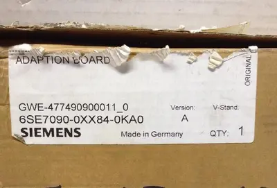 New | in-Stock SIEMENS 6SE7090-0XX84-0KA0 VERSION A I/O Boards & Replacement Parts Ohio US | Surplus Asset Holdings #1233613