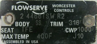 NEW FLOWSERVE 24466TSWR2 BALL VALVE A351-CF8M 2-13/32" I.D.