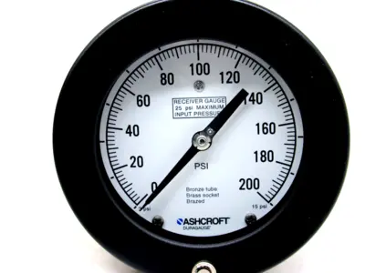 NEW ASHCROFT 45-1377-AS-02B-3-15# PRESSURE GAUGE 451377AS02B315#