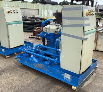 (2) Alfa-Laval MAB 206S-24 oil cleaning modules, SS.