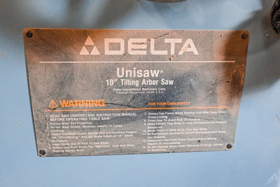 DELTA UNISAW Woodworking Table Saws | Elevation Machine (3)