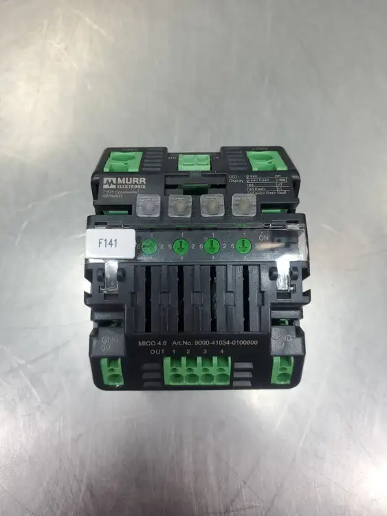 Used Murr Elektronik 9000-41034-0100600 MICRO 4.6 PLC Module PLC Processors | Palmetto Automation #1155841