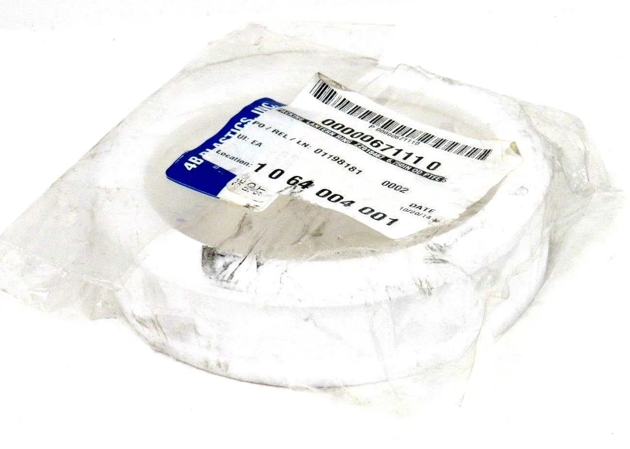 NEW 4B PLASTICS 01198181 PACKING LANTERN RING 6.750IN OD PTFE 00000671110