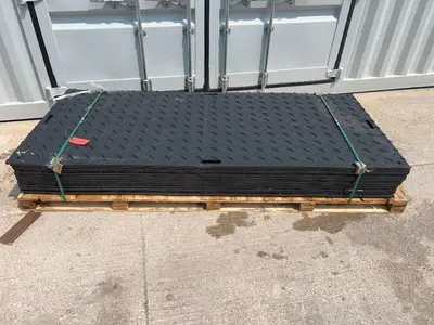 SDLANCH IRGPM Diamond Plated/Smooth Ground Protection Mat 4X8 (IRGPM-4x8x05)
