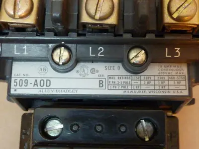USED ALLEN BRADLEY 509-AOD SER B W43
