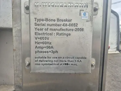 H. Wichelmann Industrial Bone Crusher