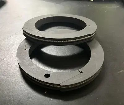 Dresser Rand Cast Iron Radial Wiper Set PN 2A11T40