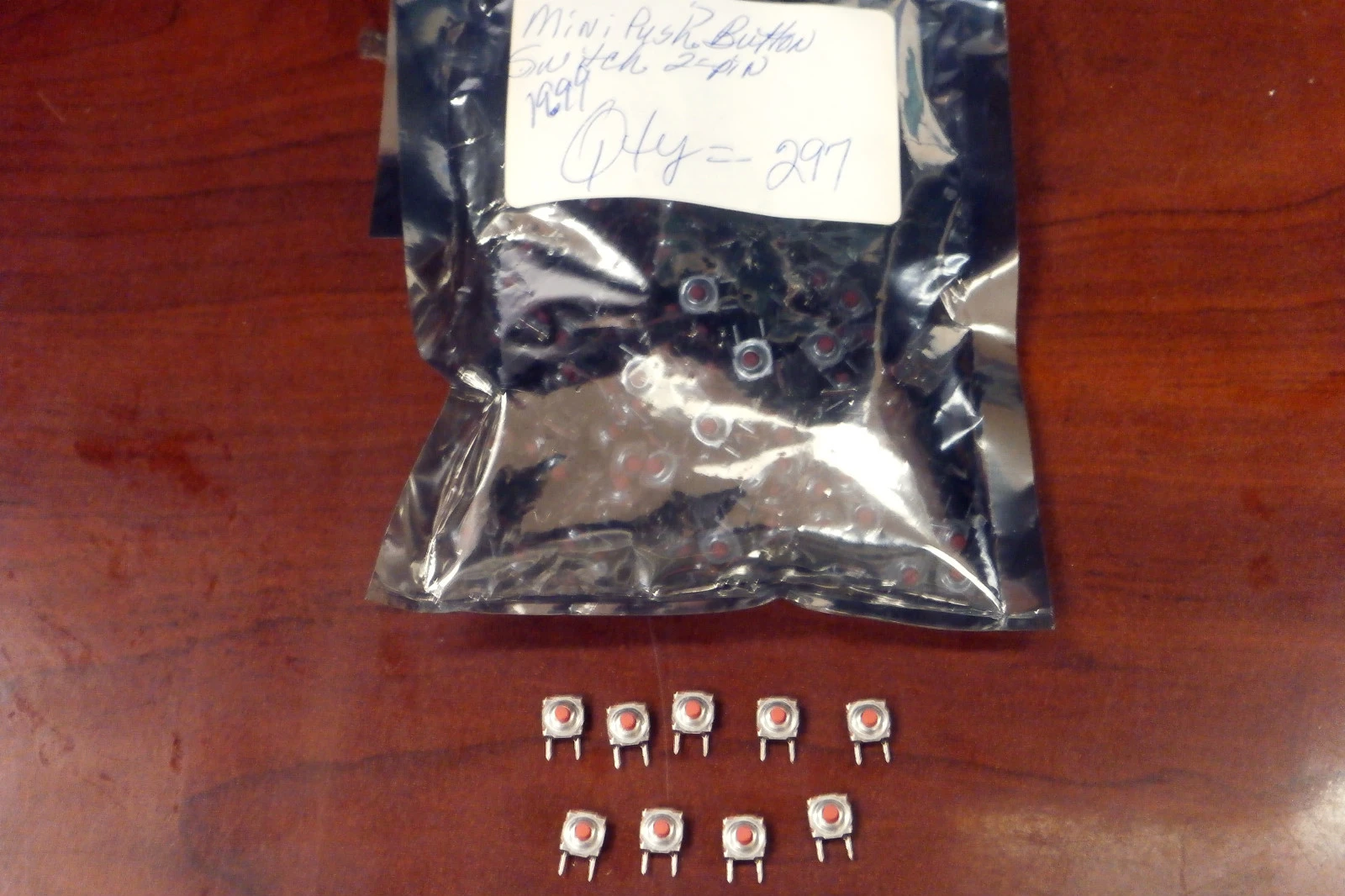 Mini Push Button New 2-pin Switches (Qty 10)