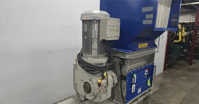 20" X 33" Zerma ZBS850 Single Shaft Shredder, 24 HP AC Motor