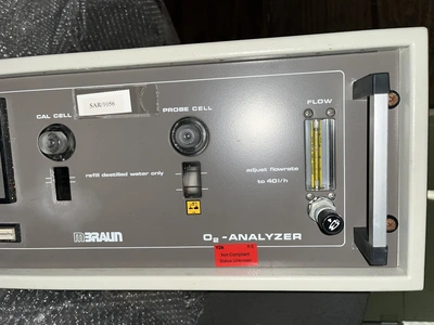 M Braun Glove Box System with Oxygen and H2O Analyzers Mb150b-G-1