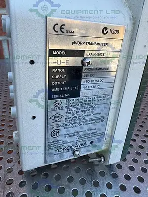 USED YOKOGAWA EXA PH202S-U-E PH/ORP TRANSMITTER 24 VDC -10°C TO 55°C