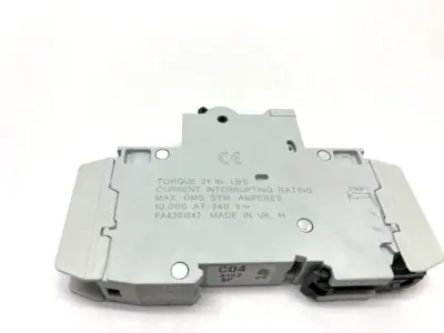 New | in-Stock Cutler-Hammer 240V Breaker, Din Rail Mount 4A Circuit Breakers Michigan US | Maverick Industrial Sales #1486170