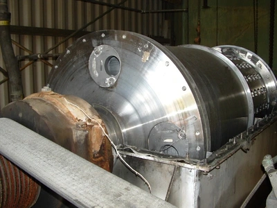 (2) Bird 36 x 72 screen bowl decanter centrifuges, 304SS.