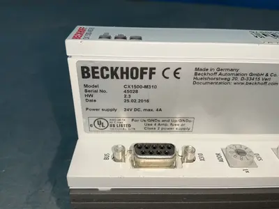Used 2016 BECKOFF CX1500M310 PLC Processors Ohio US | HGR 24 #1324040