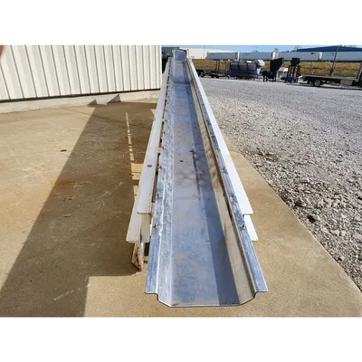 Used 14"W X 23'L Stainless Steel Vibratory Vibrating Pan Shaker Conveyor
