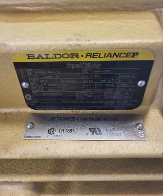 NEW ABB BALDOR 125 HP