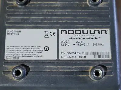 USED MODULAR MINING XMT 5/7 PTX-B