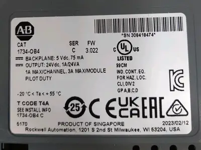 Allen-Bradley 1734-OB4E/C 4Point Output Module Loc4E42