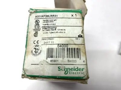 USED SCHNEIDER ELECTRIC PILOT LIGHT RED 30MM 120V