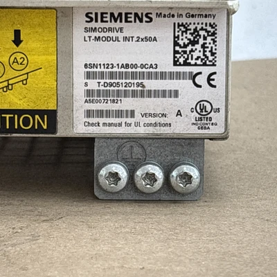 Used Siemens 6SN1123-1AB00-0CA3 Servo Drives Indiana US | J&J Industrial Supply #1277326