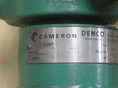 Used CAMERON J007421-2522110 Pump & Valve Parts Texas US | Aucto #1308470
