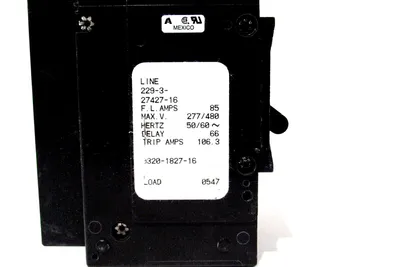 LOT OF 2 NEW AIRPAX 229-3-27427-16 CIRCUIT BREAKERS 22932742716
