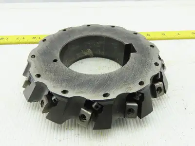 Dijet MSM6.612-10550 6-5/8" Indexable Face Shell Mill Cutter 3" Arbor 12 Flute