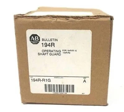 NEW ALLEN BRADLEY 194R-R1G SHAFT GUARD SER.A 194RRIG