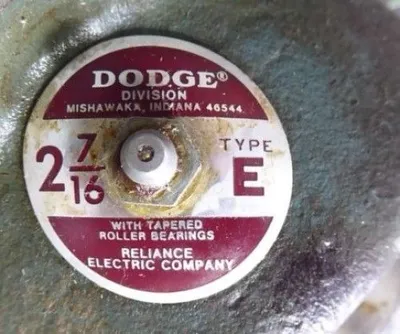 Dodge 39243DE Tapered Roller Bearing 2-7/16" Bore Type E Used