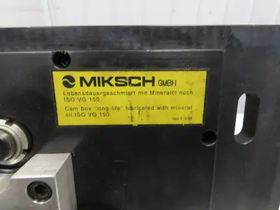 Miksch CUT 41-0-30-60-D-VX CNC Automatic Tool Changer Index Gear Drive