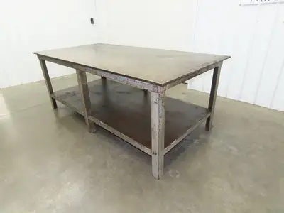 5/8" Top Steel Fabrication Welding Layout Table Work Bench 96"x48"x36"