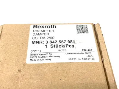 NEW BOSCH REXROTH PNEUMATIC DAMPER DA 2/60