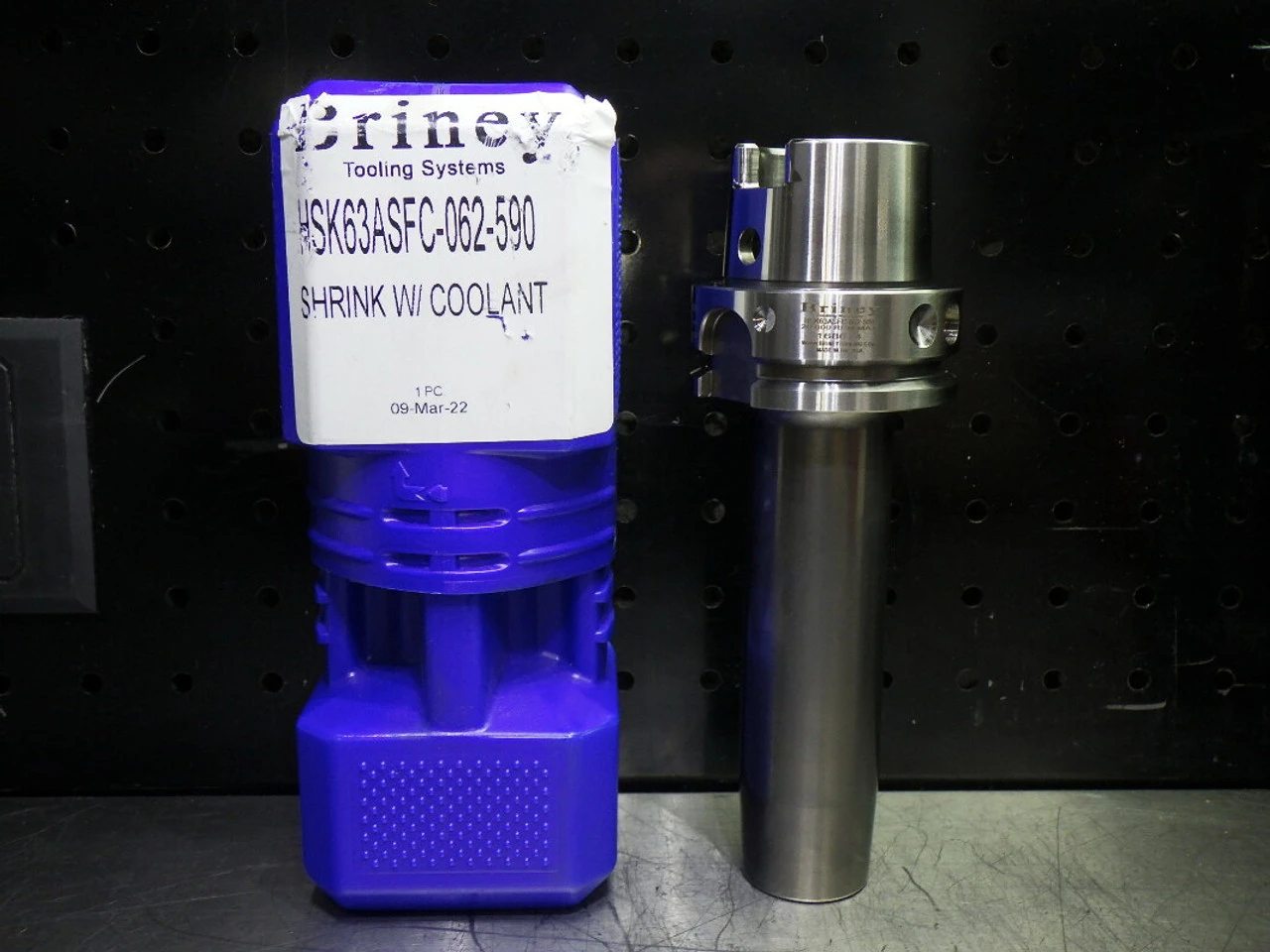 Briney HSK63A 5/8" Shrink Fit Tool Holder 6" Pro HSK63ASFC-062-590 (LOC3465)