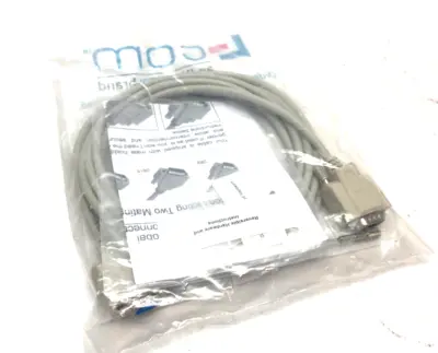 NEW L-COM MOLDED D-SUB CABLE REVERSIBLE HARDWARE MALE/FEMALE