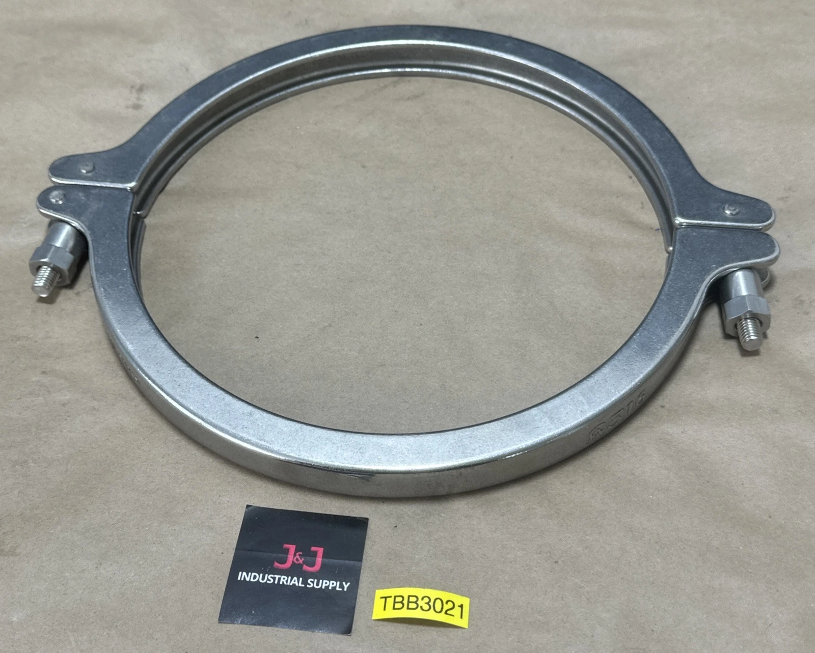 NEW SURPLUS- 10" Sanitary Clamp High Pressure Tri Clamp Clover 316SS || WARRANTY