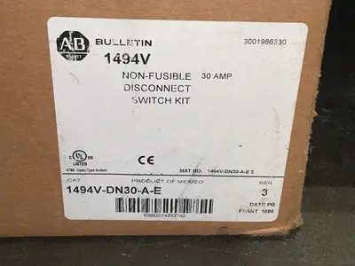 New | in-Stock ALLENBRADLEY 1494VDN30AE Disconnects Ohio US | HGR 24 #1284741