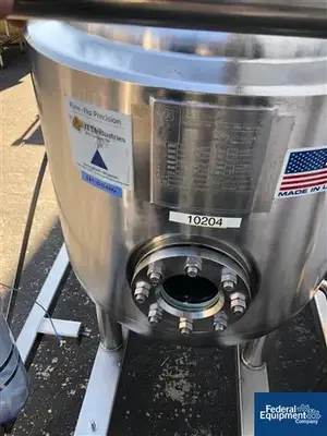 USED ITT 40 Gal ITT Industries Reactor, 316L S/S, 15/100#