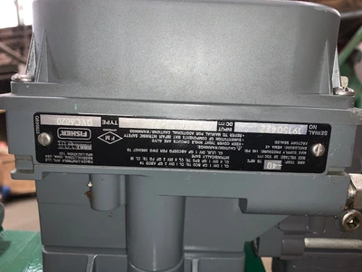 8" -150# Fisher V-Ball Control Valve; Stainless; Rebuilt Condition!