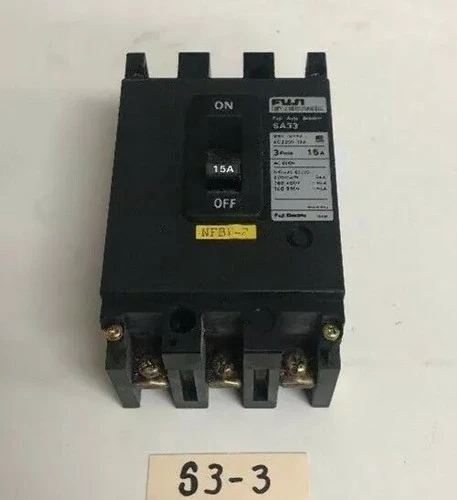 Used FUJI ELECTRIC SA33 Circuit Breakers Indiana US | J&J Industrial Supply #514749