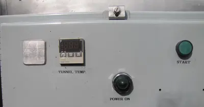 Commercial Stainless Steel Heat Shrink Tunnel 350°F Adjustable Speed Conveyor