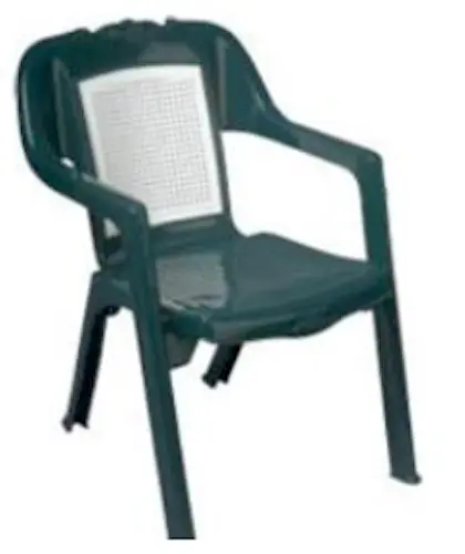 Chair with two back inserts